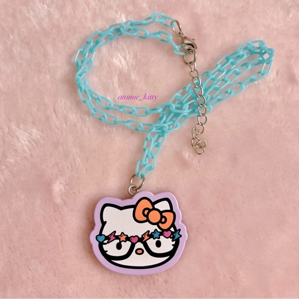 🎉HP!🎉 Sanrio Original Hello Kitty Kawaii Nerd Color Block Necklace —NWOT